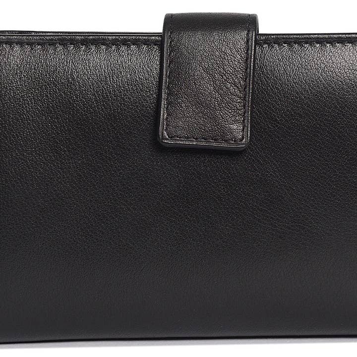 SADDLER - Wholesale Portemonnee - Dames - Middelgrote Leren Portemonnee "Holly" – Handgemaakt door Saddler | RFID Beschermd & in Cadeaudoos12