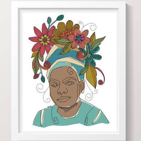 Maya Angelou - poète, chanteuse, mémoiriste et militante des droits civiques américaine pour la vente par Valentina Harper