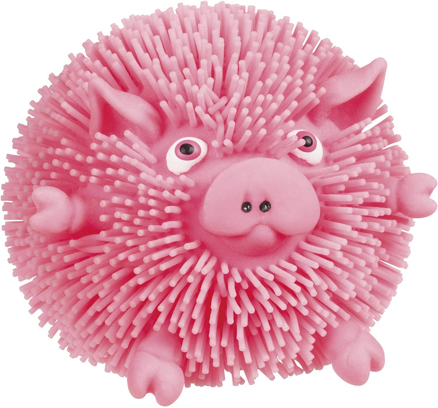 Toysmith - Wholesale Squishy Toy - Kids & Baby - Farm Fresh Wee Critter Puffs, Fuzzy, Squishy 2.5" Ball6