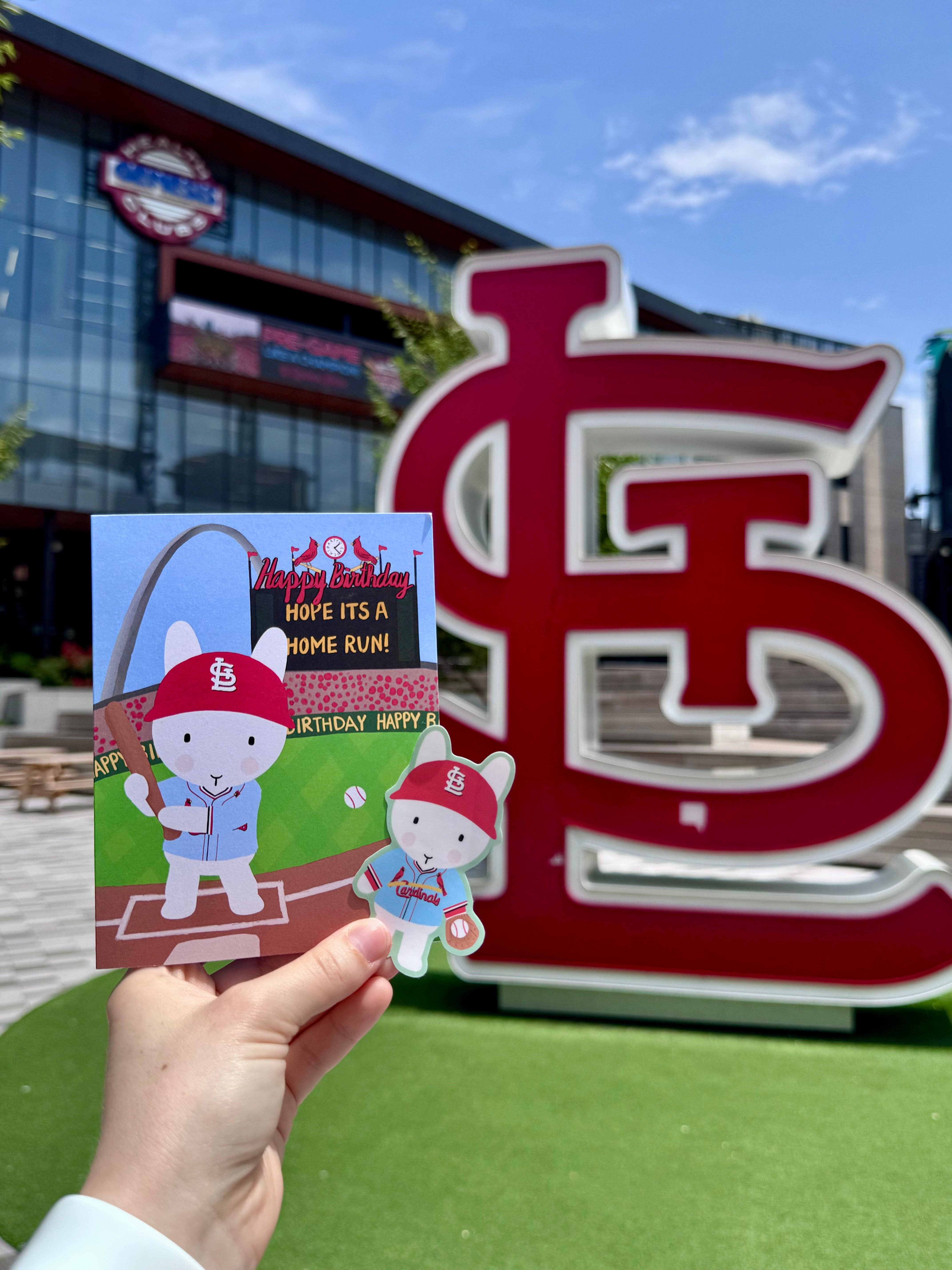 Clem & Co. - Wholesale Sticker - Saint Louis Cardinals Baseball Clem the Bun Sticker2