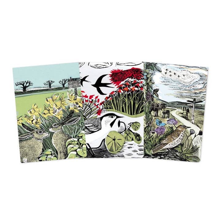 Simon & Schuster - Wholesale Book - Adult - Angela Harding: Landscapes Set of 3 Midi Notebooks by