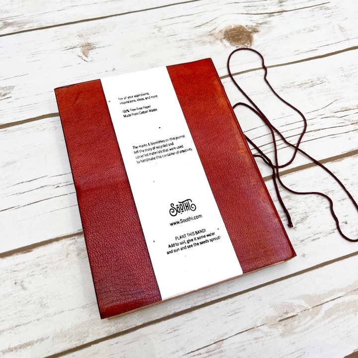 Soothi | Containers Of Creativity - Wholesale Journal/Diary - Buddha If You Want To Fly Quote Leather Journal - 8x6