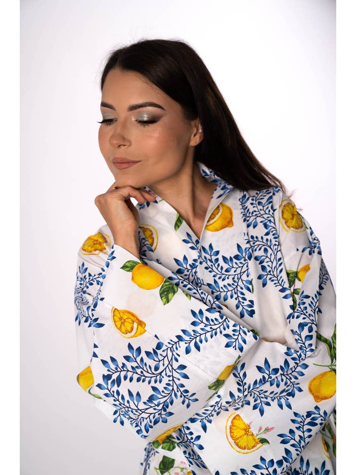 OH KIMONO - Vendita all'ingrosso Kimono - Donna - Oh, Amalfi! Kimono in cotone al limone