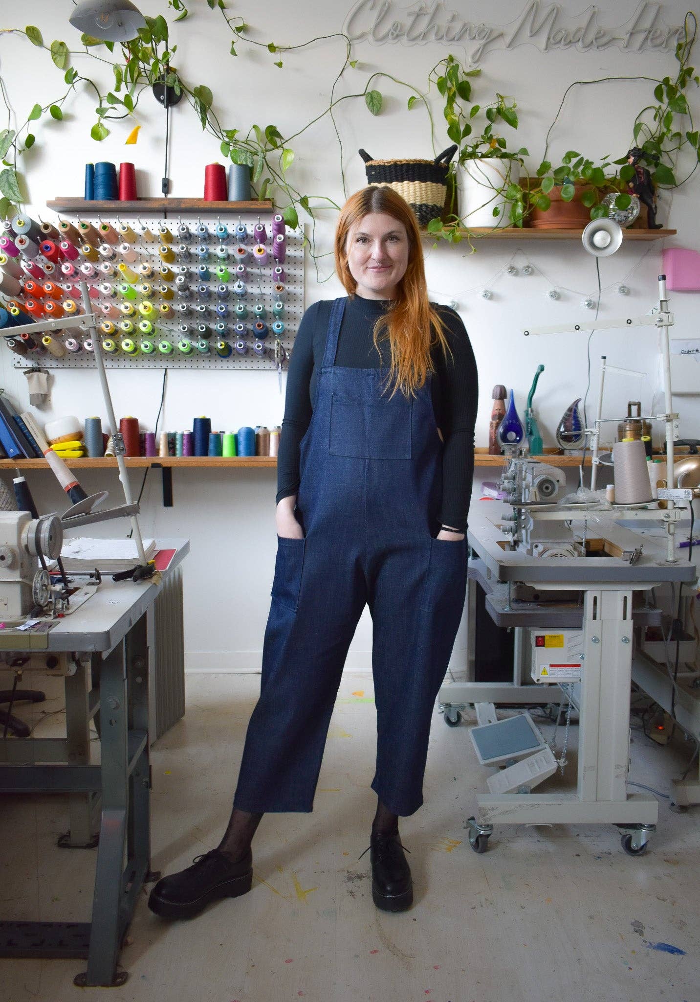 Altar - Wholesale Jumpsuit - Women's - Cassie Coverall in Midnight Denim5