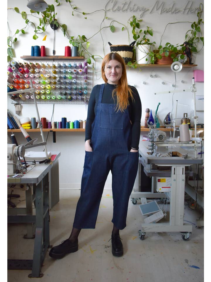 Altar - Wholesale Jumpsuit - Women's - Cassie Coverall in Midnight Denim5