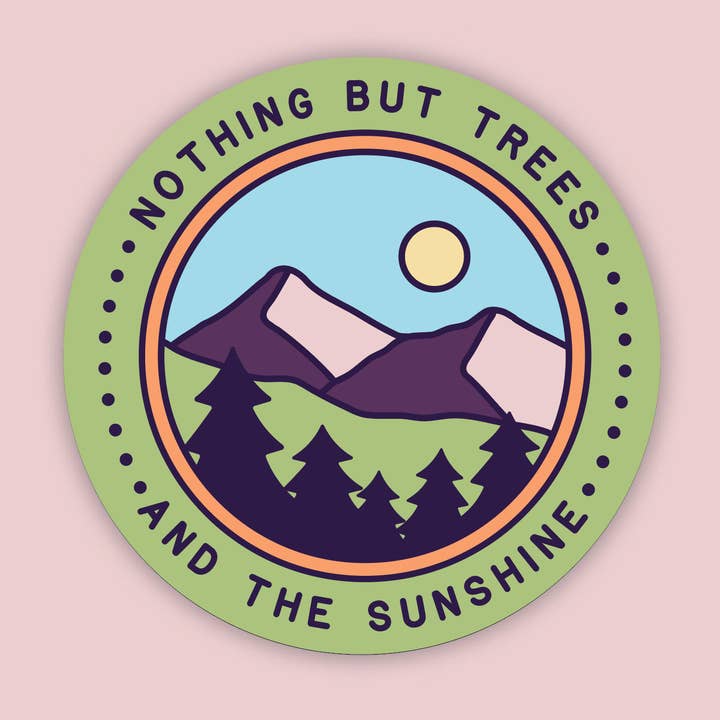 Sticker Nothing But Trees pour la vente par Snow Business USA