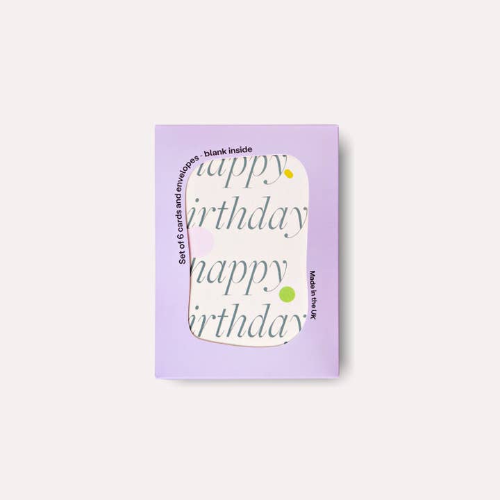 The Completist (No duties on USA orders!) – wholesale Birthday card – Ellipse Birthday Card Set4