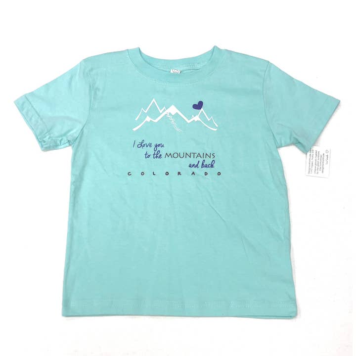 Kid's Mountain T-shirt Custom Namedrop Toddler & Youth for wholesale by Designs with Altitude