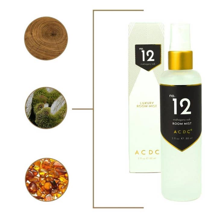 No. 12 Mahogany Oak Room Mist for wholesale by ACDC Co.
