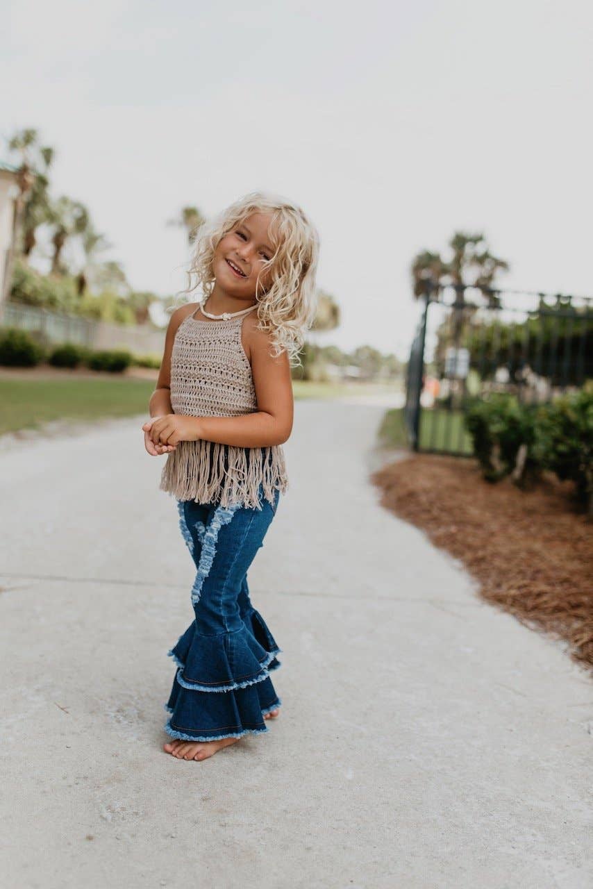 Oopsie Daisy - Wholesale Jeans - Kids - Kids Denim Double Ruffle Jeans3