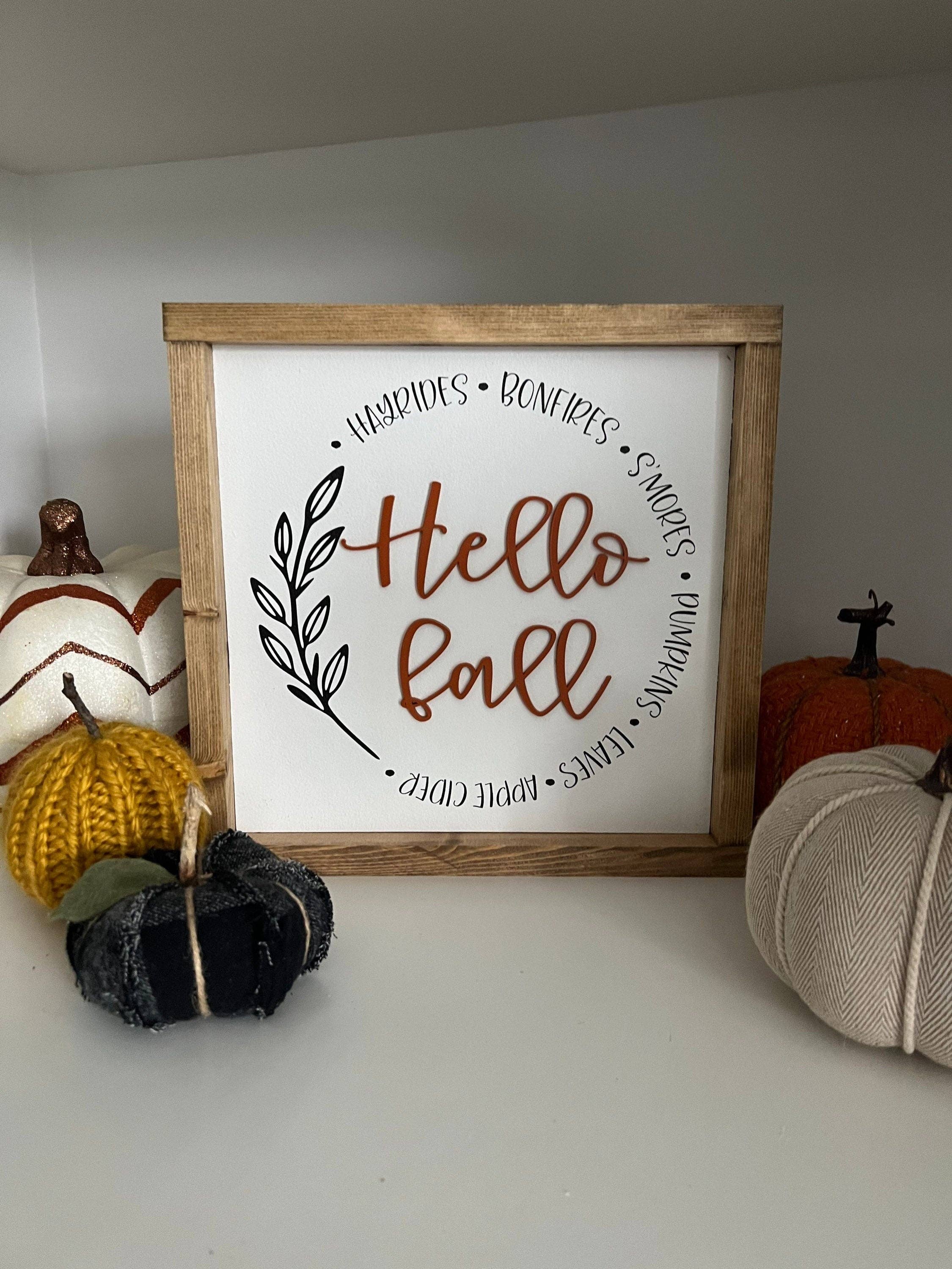 This Phrase of Life - Wholesale Sign - hello fall *the best of fall * wood sign * fall decor 2
