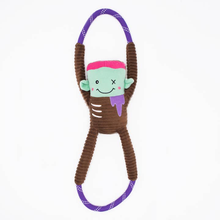 Halloween RopeTugz® - Zombie - Dog Toy for wholesale by ZippyPaws