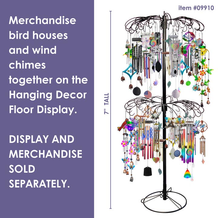 RCS Gifts - Wholesale Wind Chime - Hanging Decor Floor Display2