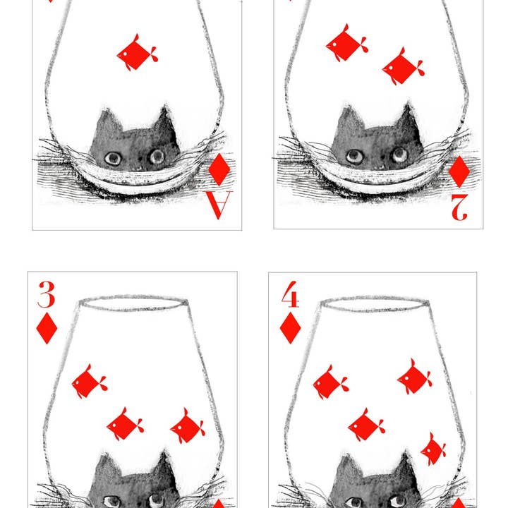 Artiphany – wholesale Playing cards – Kitten Club Playing Cards
