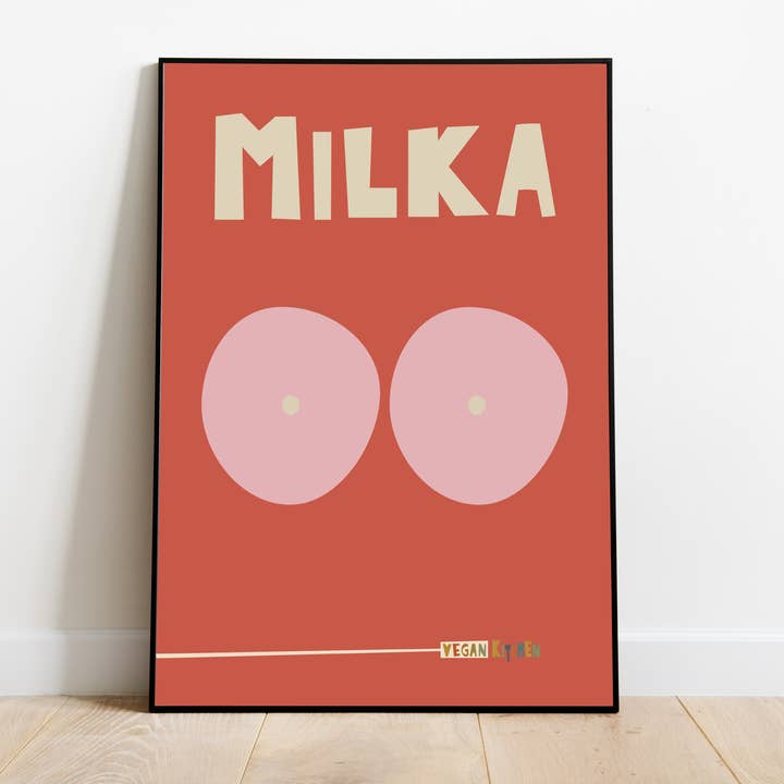 Milka Scandinavian Wall Art, New Mum Feminist Pop Culture for wholesale by Jaffa Orange