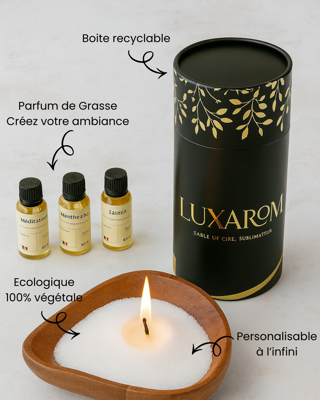 Luxarom - Wholesale Fragrance Oil - The Scented Sands. 500g luxury box.2