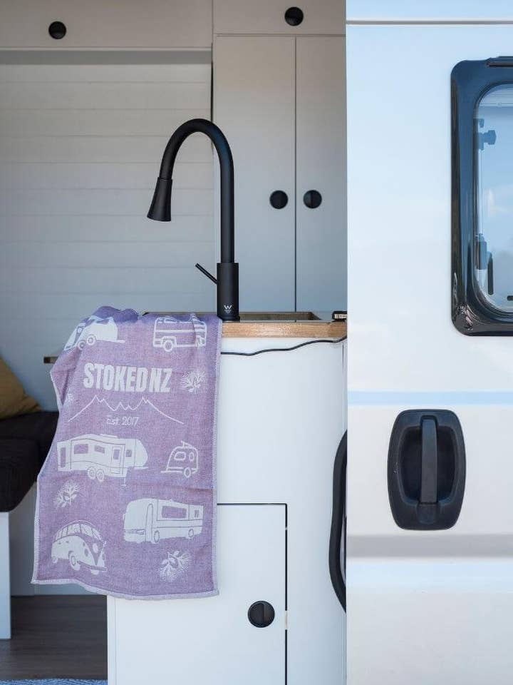 Jodi Tea Towel - Motorhome for wholesale by STOKEDNZ