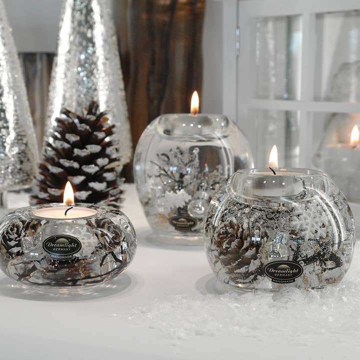 Gilde Handwerk Macrander GmbH & Co. KG - Wholesale Jar/Filled Candle - Dream UFO Smart Winter Story VE 61