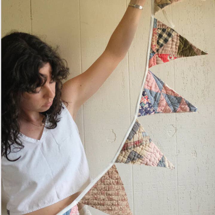 Reclaim Creative - Wholesale Bunting/Garland - Quilt Bunting - Assorted Quilts0