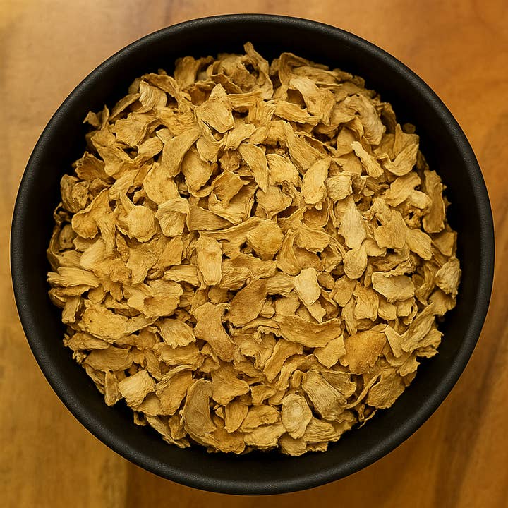 Aged Ginger Skin Pieces (Zingiber Officinale) for wholesale by LA Herb