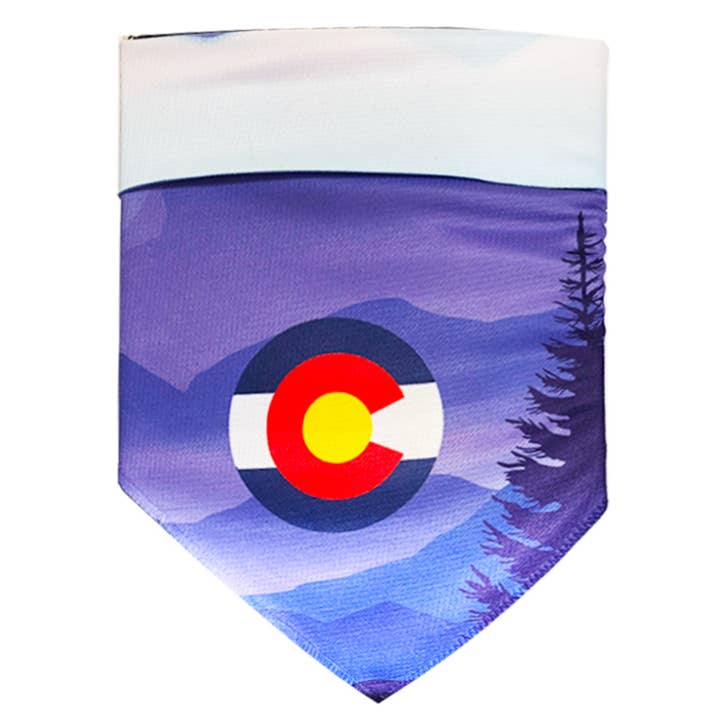 Walk-e-Woo - Wholesale Pet Bandana - Dog - Sport Bandana - Colorado Mtns