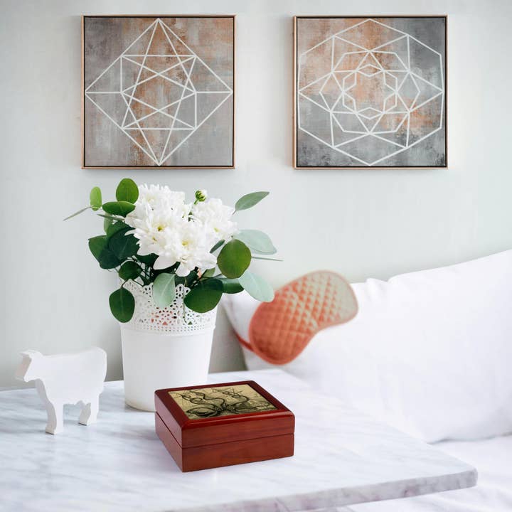 3dRose - Wholesale Jewelry Box/Organizer - 3dRose, Gigantic colossal octopus sea monster Kraken. Pierre Denys de Montfort, Jewelry Box3