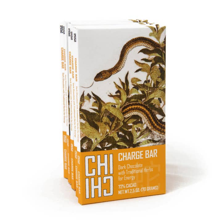 CHARGE Bars Pack (10 bars total) Vegan Herbal Chocolate Bars for wholesale by ChiChi Chocolate