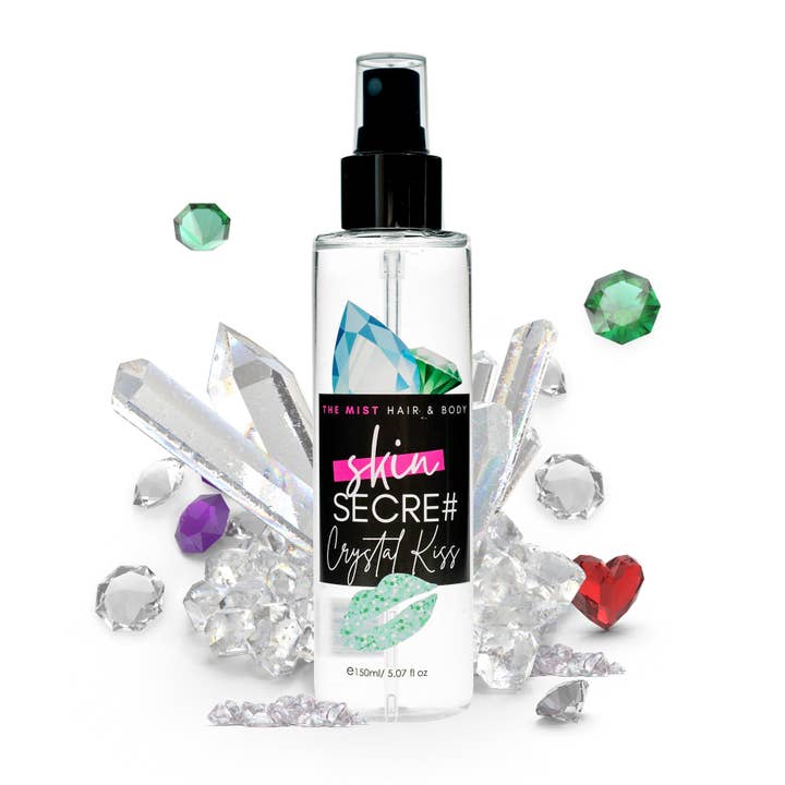 HUD HEMMELIGHED # „CRYSTAL KISS“ - HÅR & KROP TÅGE 150ml for engroshandel hos Skin Secre#