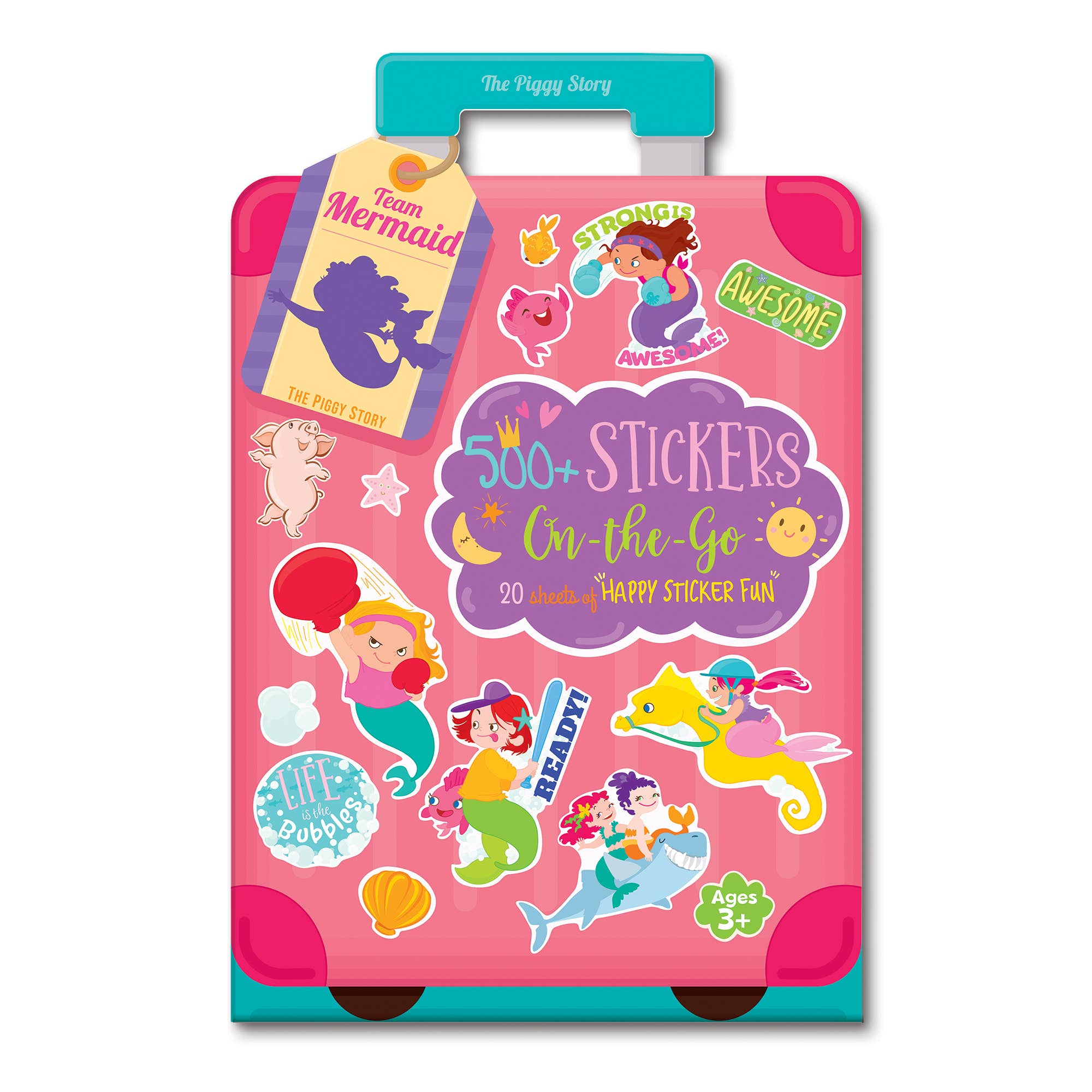 The Piggy Story - Wholesale Sticker - Kinderen en baby - 500+ stickers On-the-go Team Zeemeermin5
