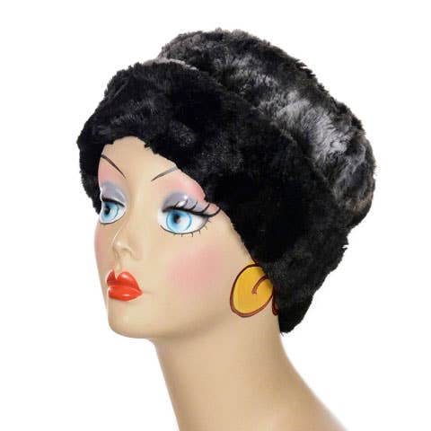 PANDEMONIUM - Wholesale Cloche Hat - Women's - Cuffed Pillbox, Reversible - Two-Tone13