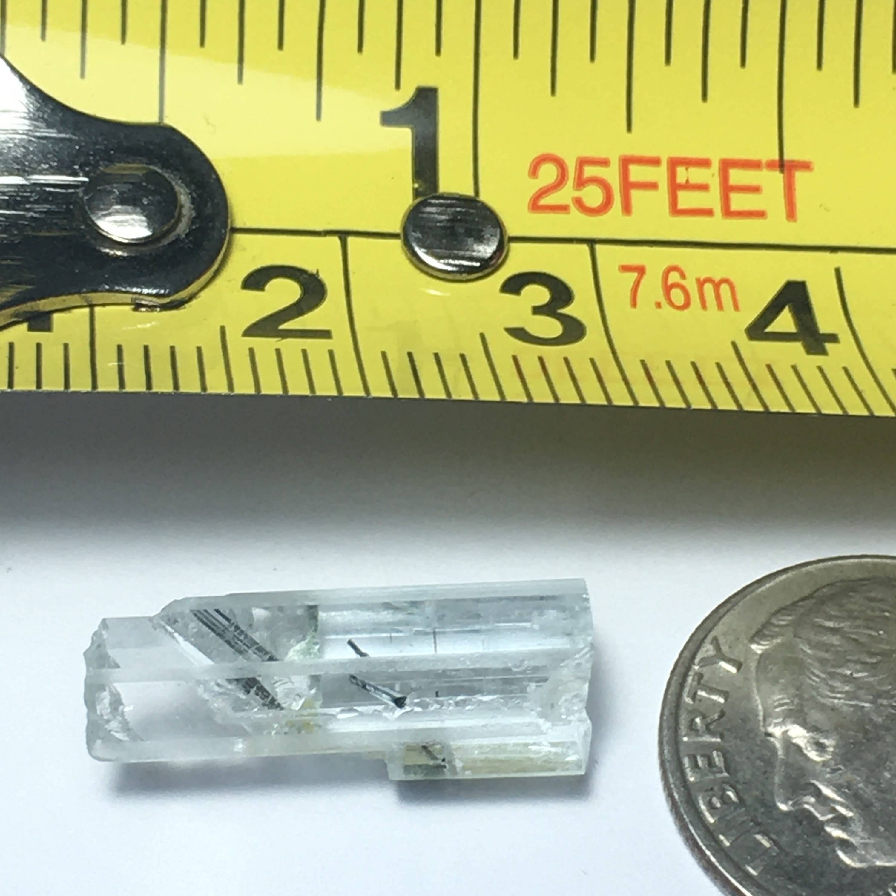 Wildheart Crystals - Wholesale Spiritual Stone/Crystal - Terminated Gem Aquamarine with Black Tourmaline 7.2ct4