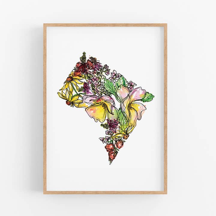 District of Columbia (D.C.) Fine Art Print for wholesale by Amanda Klein Co.
