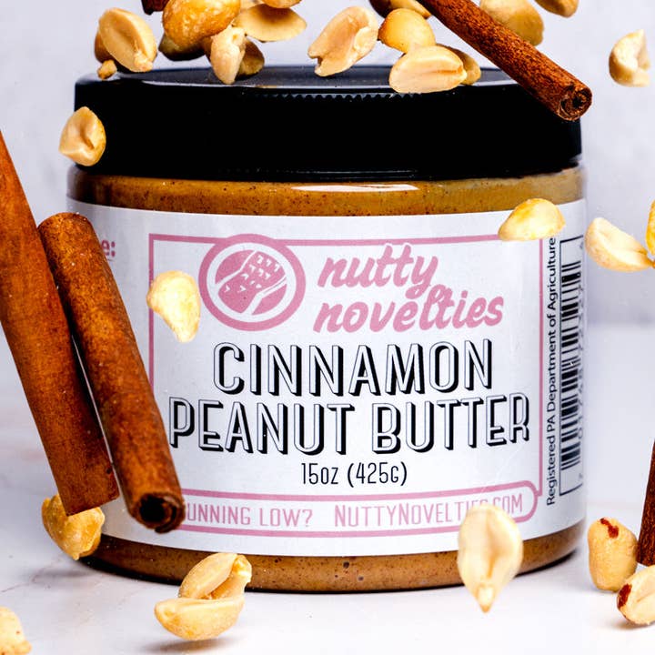 Cinnamon Peanut Butter for wholesale by Nutty Novelties