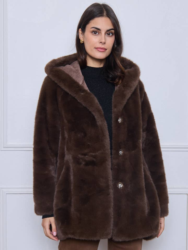 Jas van imitatiebont voor wholesale door By Clara