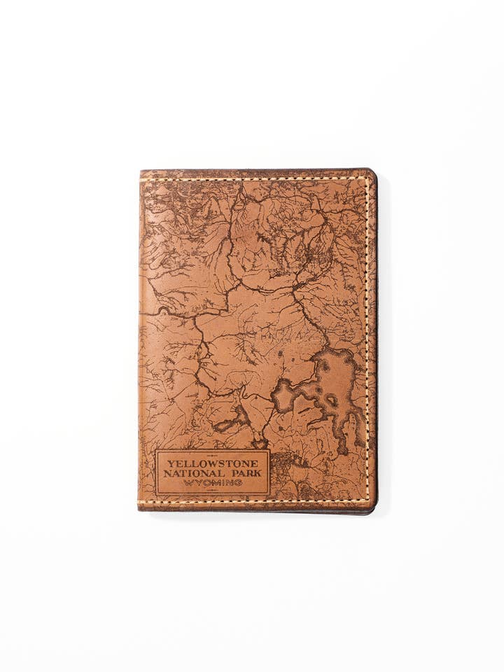 Yellowstone National Park Passport Wallet for wholesale by Tactile Craftworks