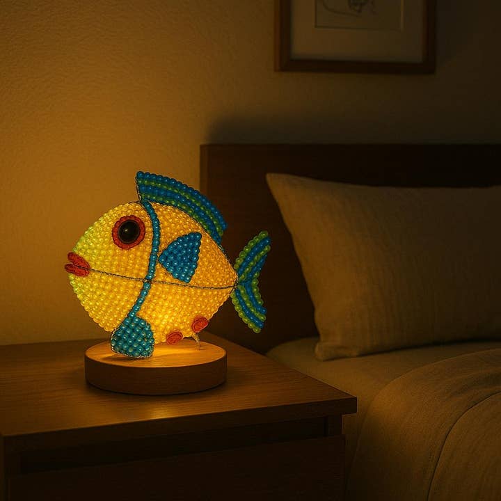 Beadworx By Extol Accessories Ltd. - Wholesale Accent/Desk Lamp - Lamp, Fish1