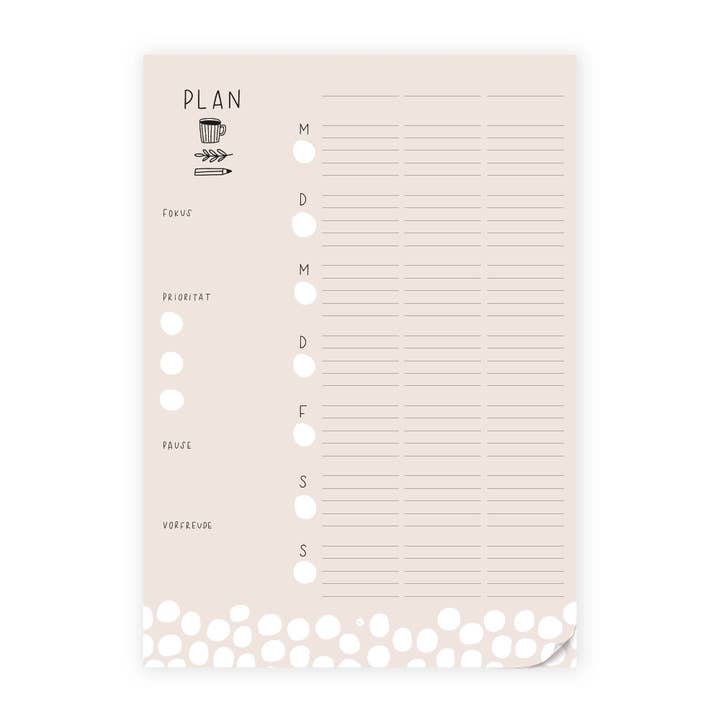 Viva | Wochenplaner für den Großhandel von feines