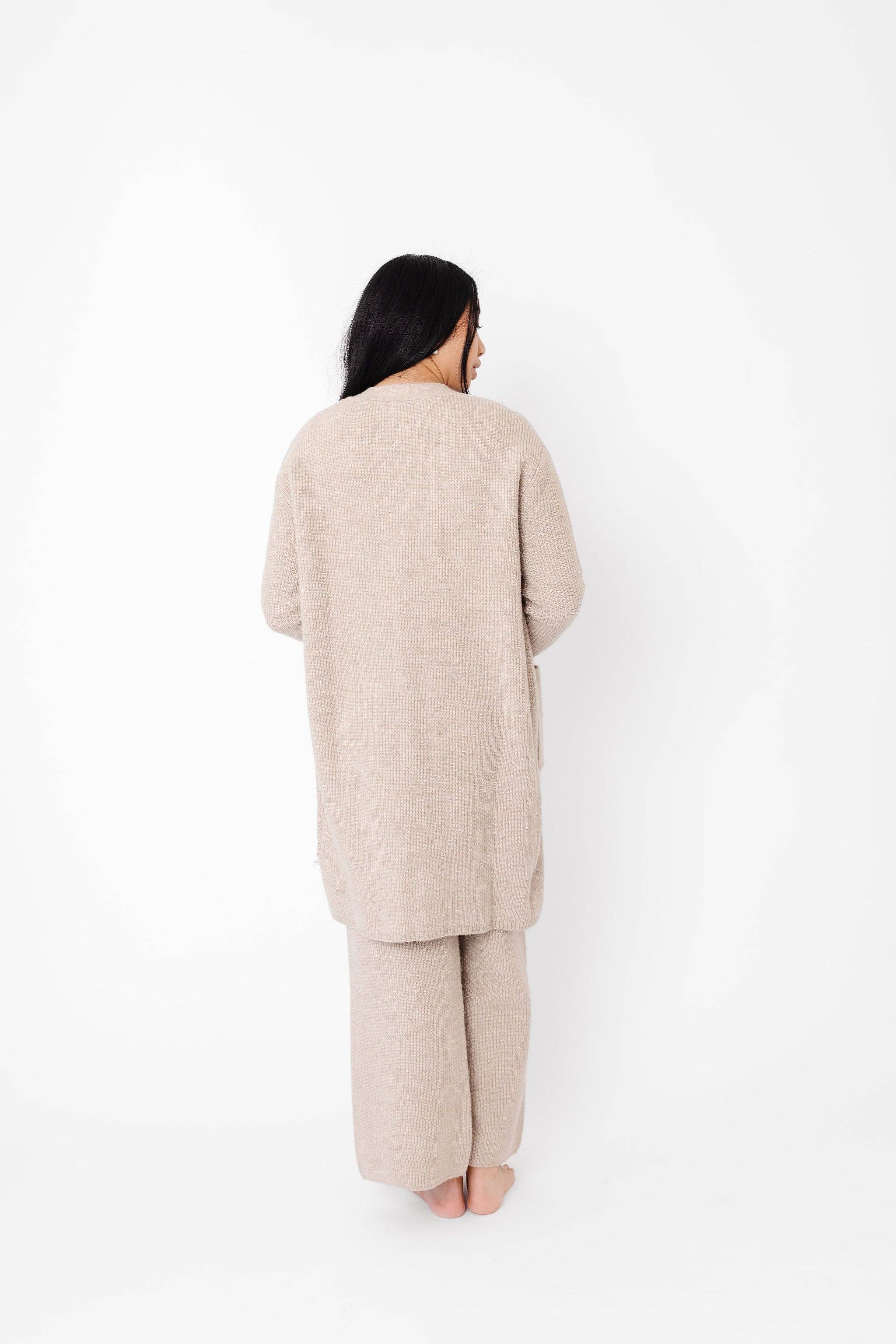 Copper Pearl - Wholesale Cardigan - Women's - Women's Luxe Cardigan - Oatmeal1