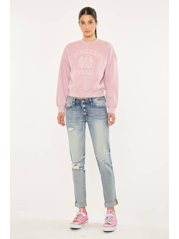 ALL Mid Rise Button Fly Mom Jeans - KC5118D for wholesale on Faire1