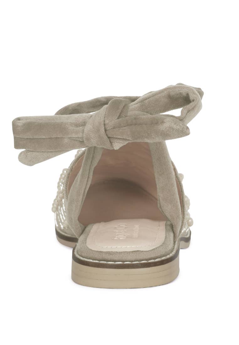 Rag Company - Wholesale Mules - Women's - ASANTE CRISSCROSS BEADED VEIL VELVET MULES5