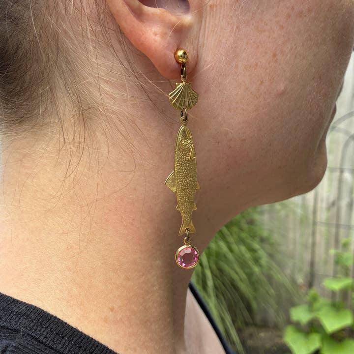 Poor Sparrow - Wholesale Dangle Earrings - Nature Study Number 2 Vintage Charm Dangles2