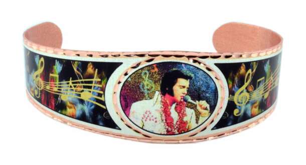 COPPER ARTS INC. - Wholesale Cuff Bracelet - BA 01 Elvis Presley Bracelets Hawaii Concert