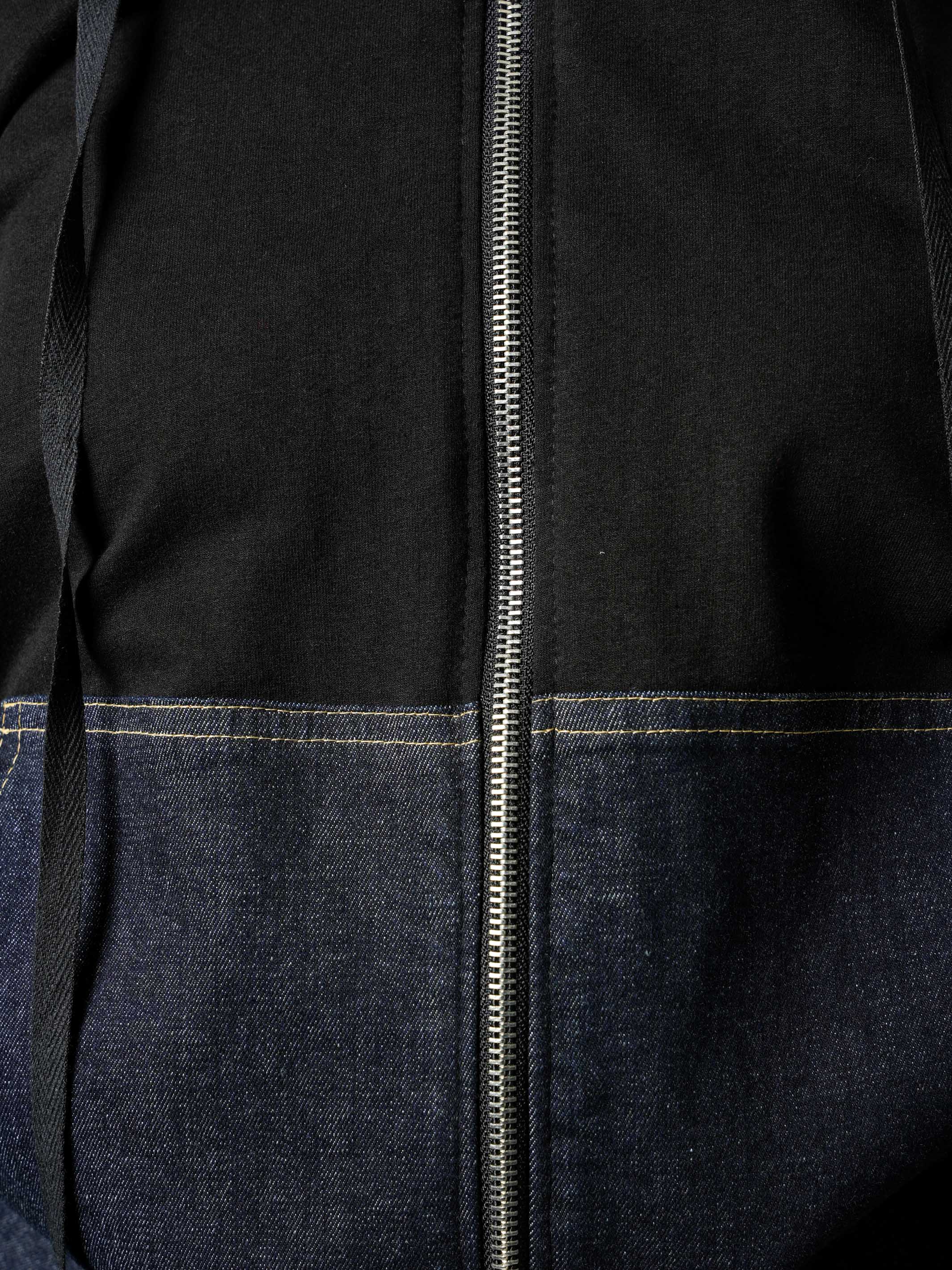 Metamorphoza - Wholesale Jacket - Women's - Denim Hooded Jacket4