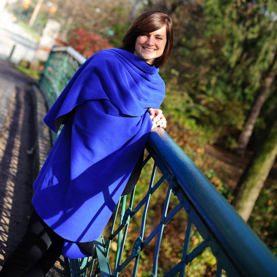 Swanque - Wholesale Poncho - Women's - Basic Non Fringed Cloque1