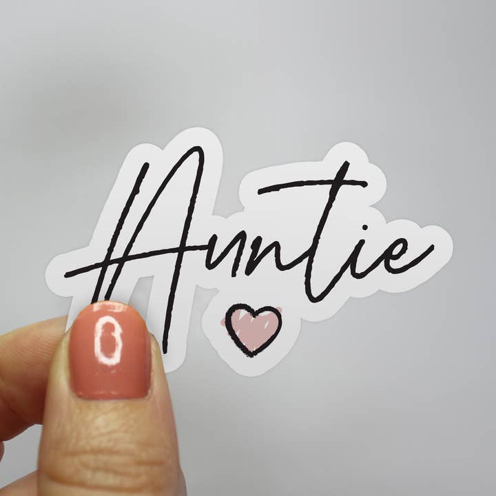 Autocollant Auntie pour la vente par Jocelyn Diebolt Designs