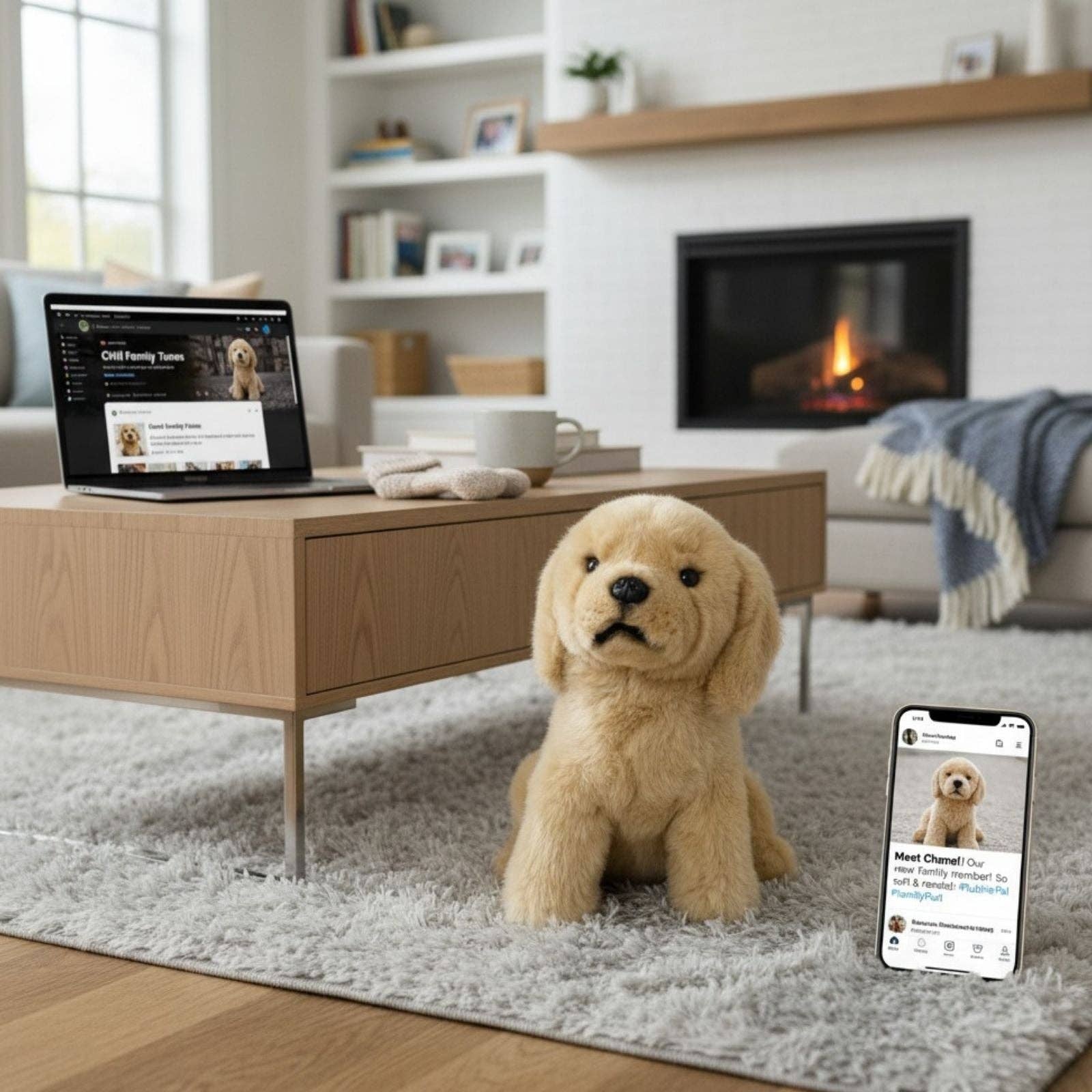 Bocchetta Plush Toys - Wholesale Stuffed/Plush Toy - Kids & Baby - Chanel - Golden Retriever - 26cm sitting1