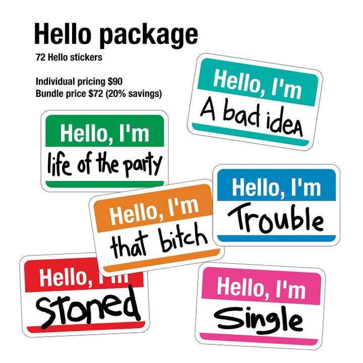 Curated Hello Bundle for wholesale by High Jimmie