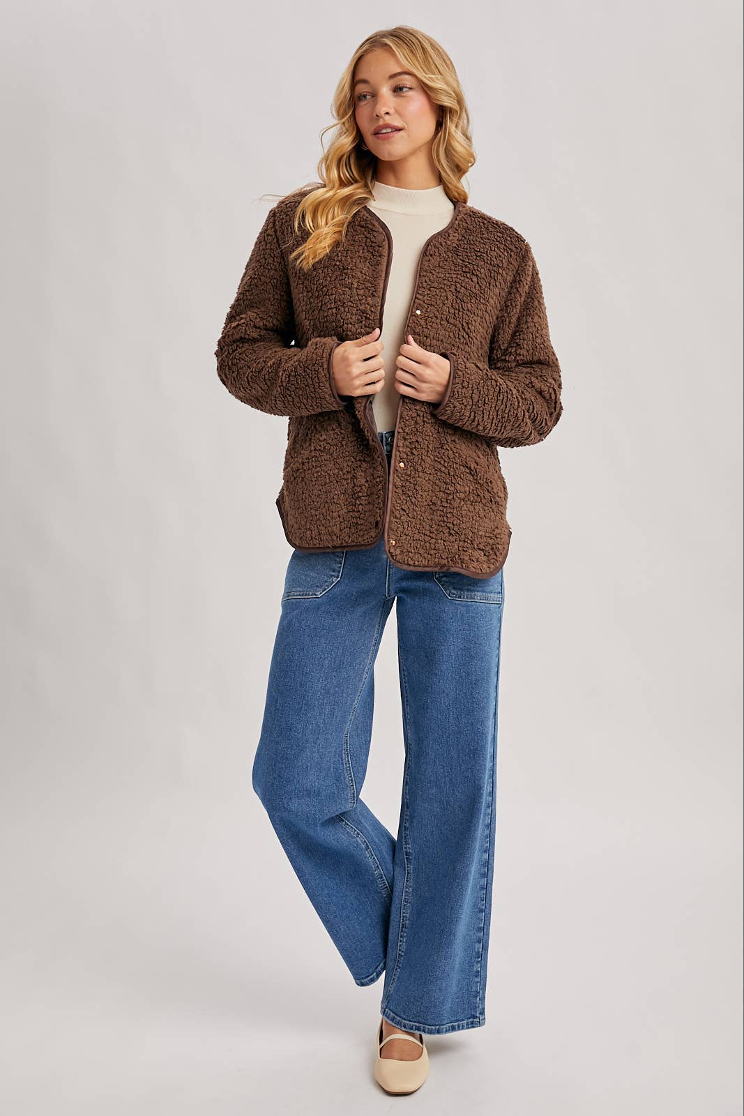 Bluivy - Wholesale Jacket - Women's - SHERPA ADJUSTABLE HOODED JACKET27