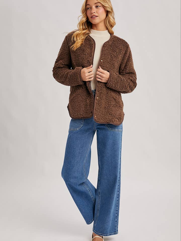 Bluivy - Wholesale Jacket - Women's - SHERPA ADJUSTABLE HOODED JACKET27