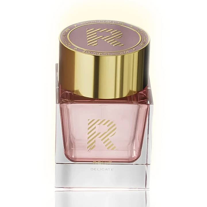 Bharara Rohit Delicate Eau De Parfum 3.4 oz – Tropical Floral Gourmand for Women for wholesale by HA Fragrances